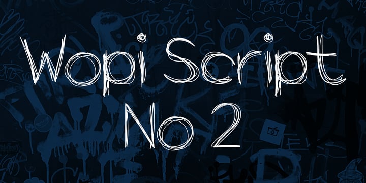 Wopi Script No 2 Font Poster 1