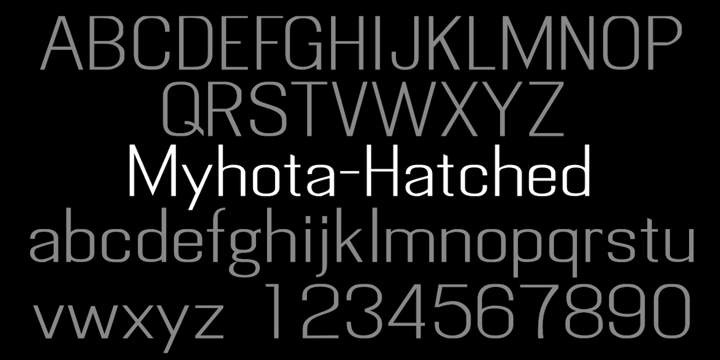 Myhota Font Poster 12