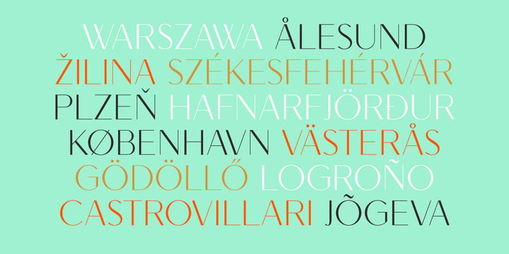 Aligant Font Poster 13