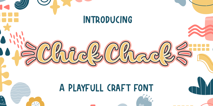 Chick Chack Font Poster 1