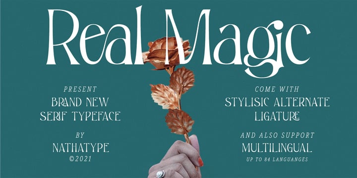 Real Magic Font Poster 1