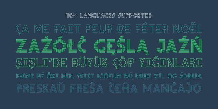Teip Font Poster 5