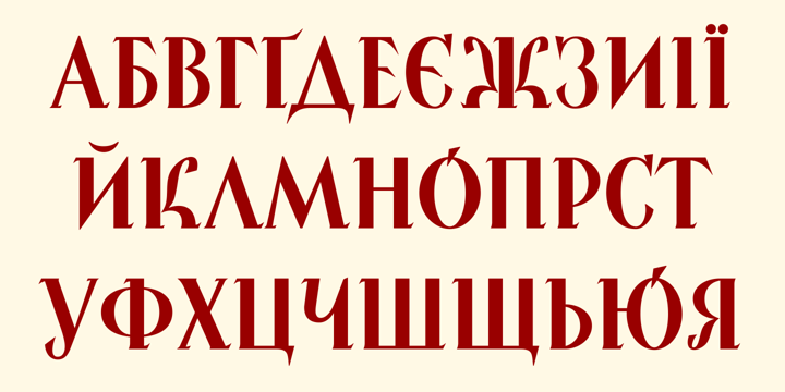 Kalyna Font Poster 3