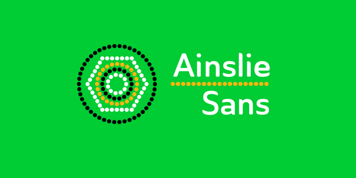 Ainslie Sans Font Poster 1