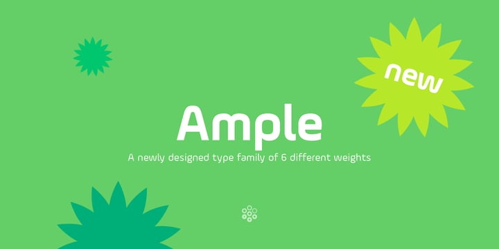 Ample Font Poster 1
