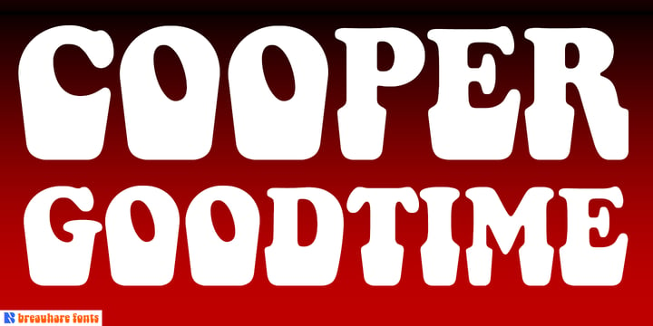 Cooper Goodtime Font Poster 1