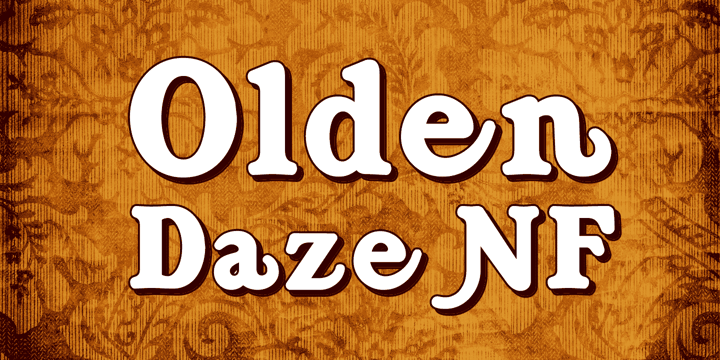 Olden Daze NF Font Poster 1