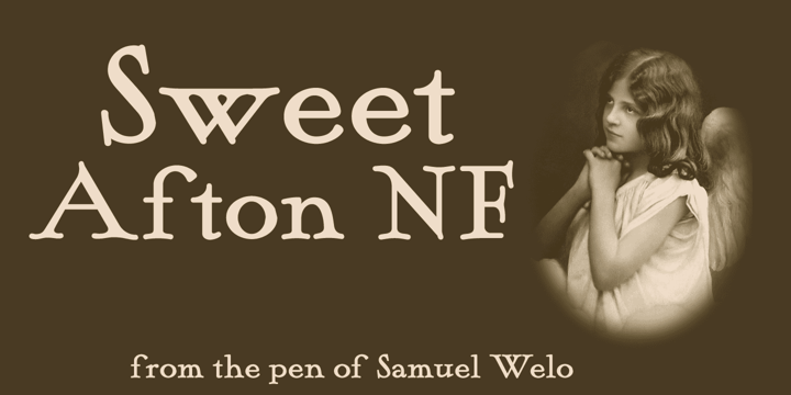 Sweet Afton NF Font Poster 1
