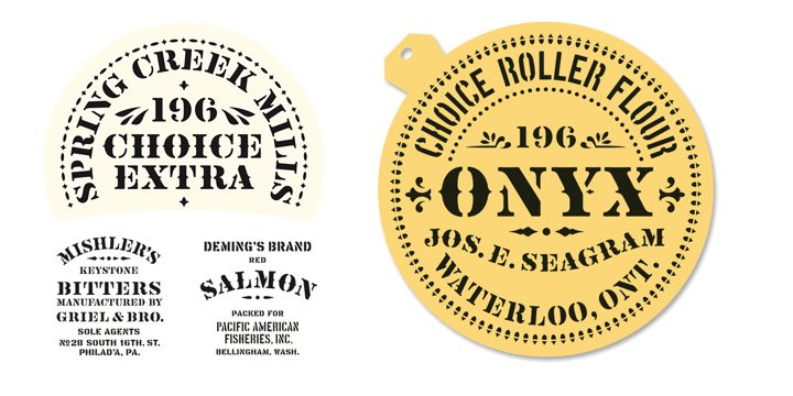 Vtg Stencil US No 2™