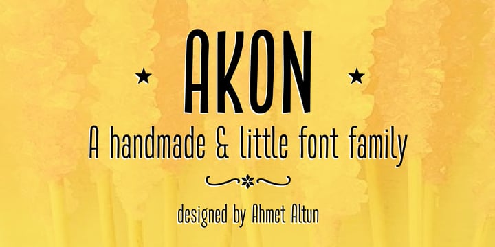 Akon Font Poster 1