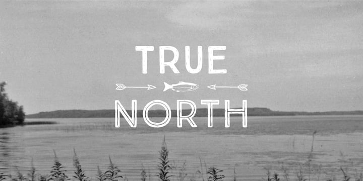 True North Font Poster 7
