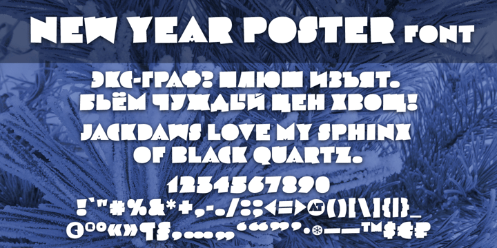 New Year Poster Font Poster 2