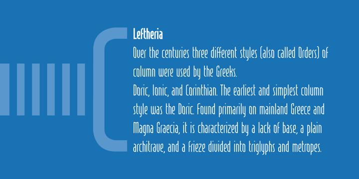 Leftheria Font Poster 8