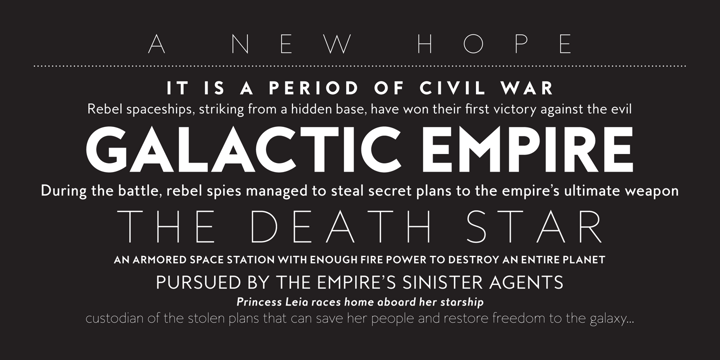 MB Empire Font Poster 5