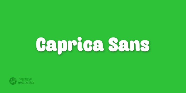 Caprica Sans Font Poster 1