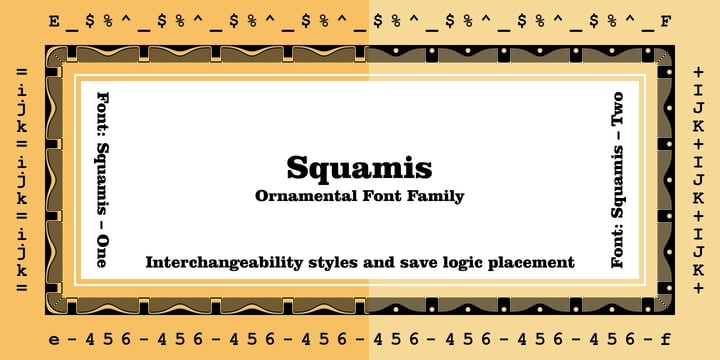 Squamis Font Poster 6