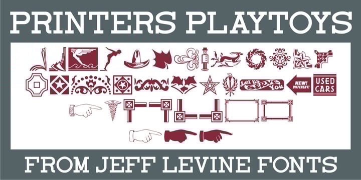 Printers Playtoys JNL Font Poster 1