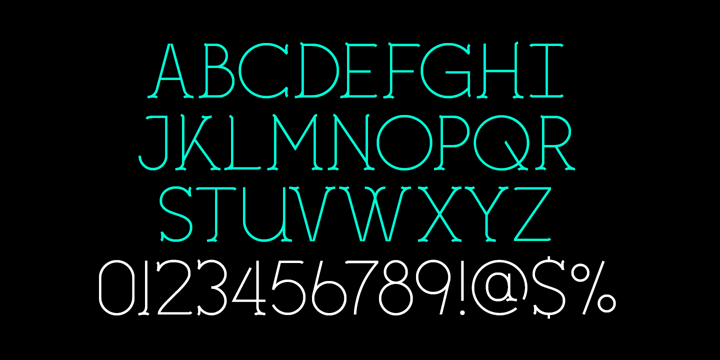 Toggle Font Poster 3