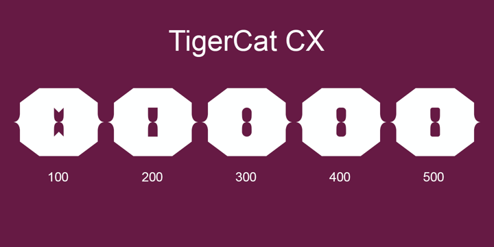 TigerCat Font Poster 19