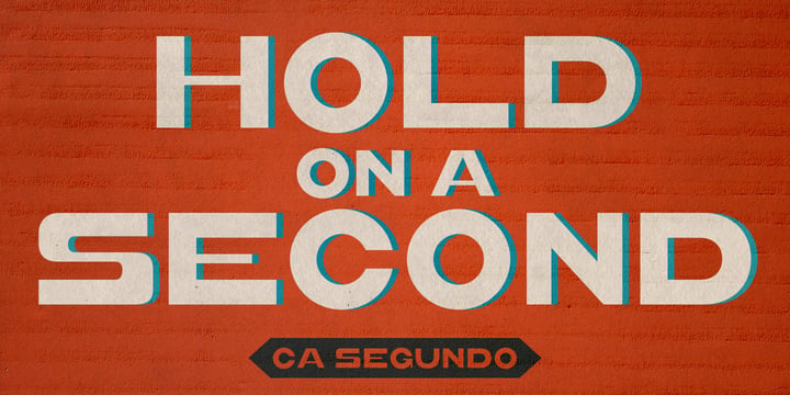 CA Segundo Font Poster 2