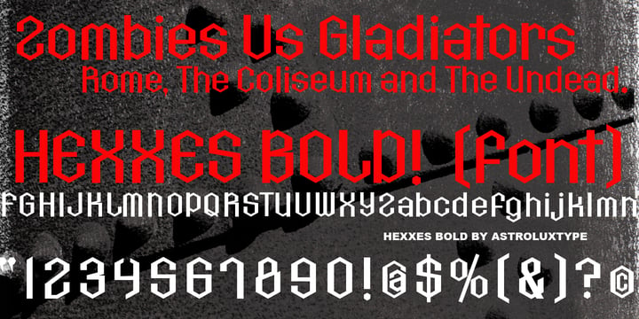 Hexxes Font Poster 5