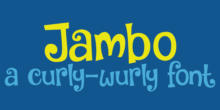 Jambo Font Poster 1