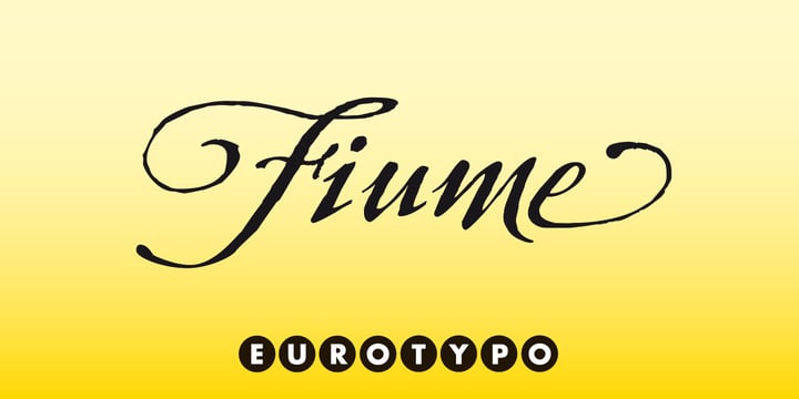 Fiume Font Poster 1