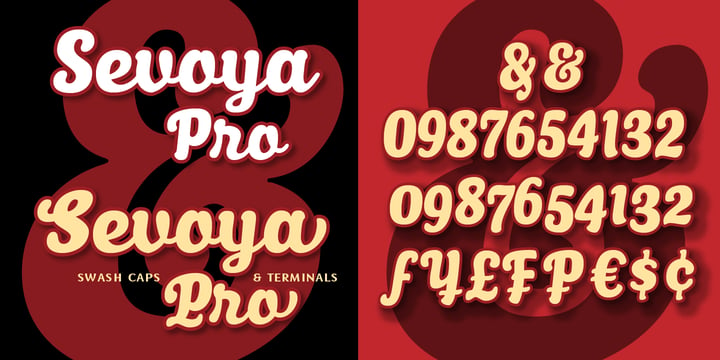 Sevoya Pro Font Poster 2