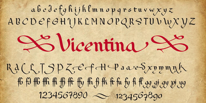 Vicentina Font Poster 1