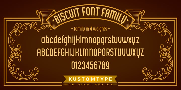 Biscuit Pro Font Poster 3