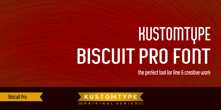Biscuit Pro Font Poster 2