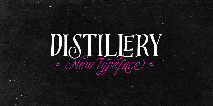 Distillery Font Poster 3