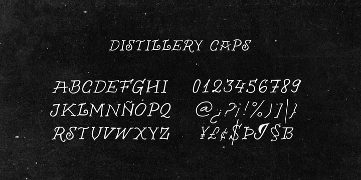 Distillery Font Poster 27