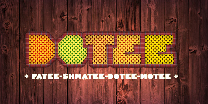 Dotee Font Poster 8