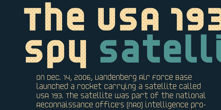 YWFT Unisect Font Poster 5