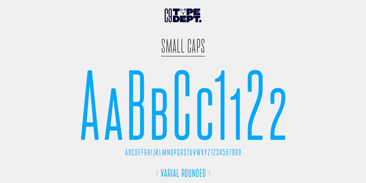 Varial Rounded Font Poster 7