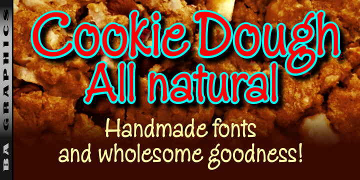 Cookie Dough Font Poster 1