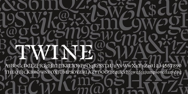 Twine Font Poster 4