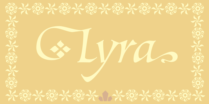 Lyra Font Poster 1