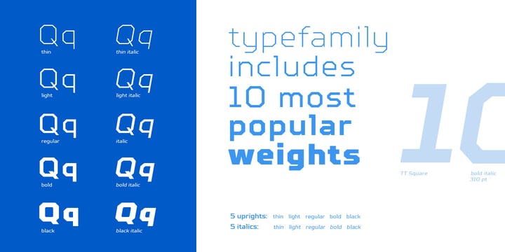 TT Squares Font Poster 7