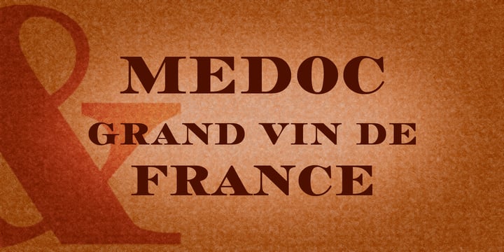 Medoc Font Poster 1