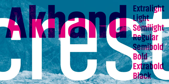 Akhand Font Poster 7