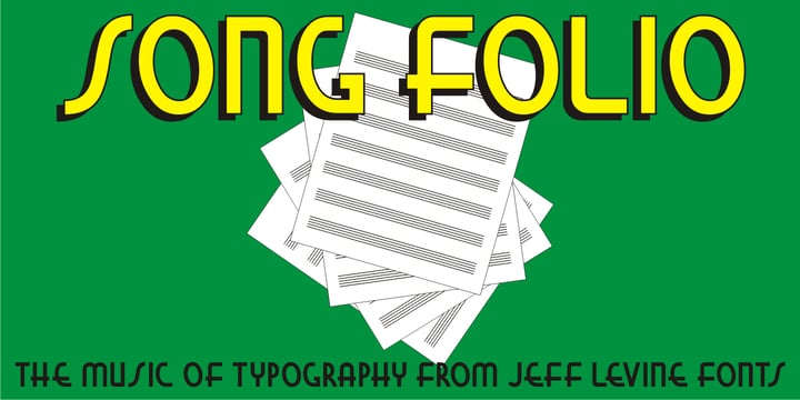 Song Folio JNL Font Poster 1