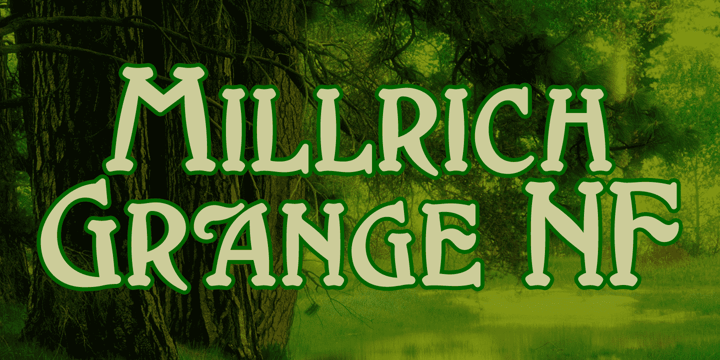 Millrich Grange NF Font Poster 1