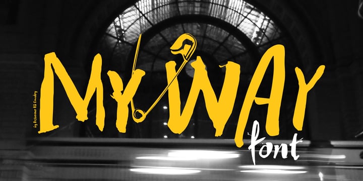 MY WAY Font Poster 1