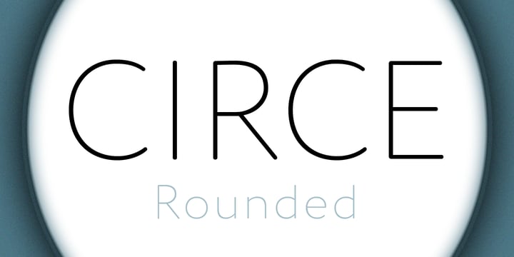 Circe Rounded Font Poster 1