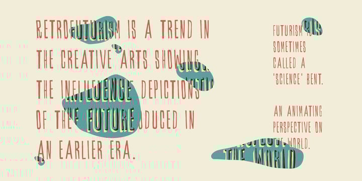 YWFT Shade Font Poster 8