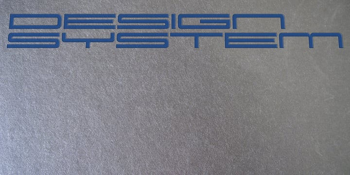 Design System Font Poster 11