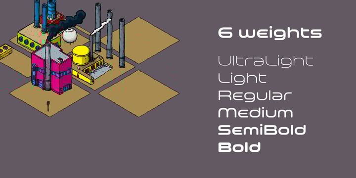 Space Colony Font Poster 6