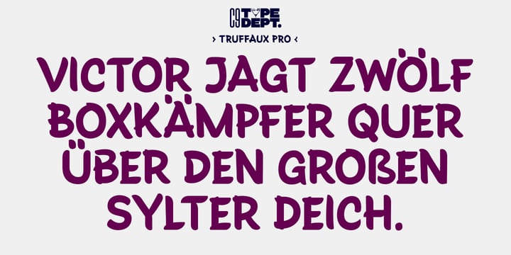 Truffaux Pro Font Poster 5